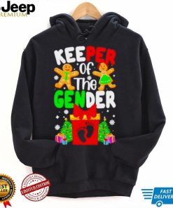 Christmas Keeper Of The Gender Reveal Baby Shirt