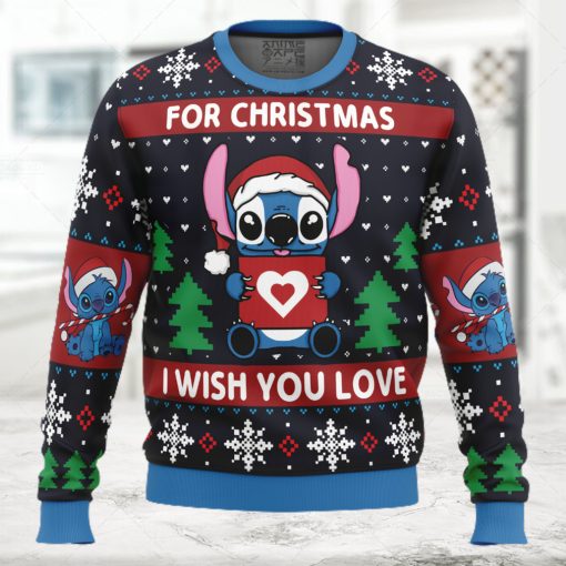 Christmas Love Stitch Ugly Christmas Sweater