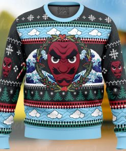 Christmas Sakonji Urokodaki Demon Slayer Ugly Christmas Sweater