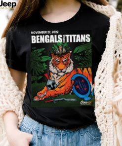 Cincinnati Bengals Versus Tennessee Titans November 27 2022 Shirt