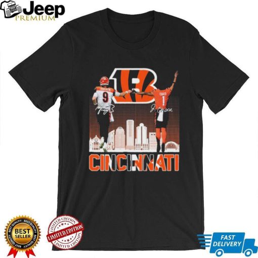 Cincinnati Sports Joe Burrow And Chase Votto Cincinnati City Signatures 2022 Shirt