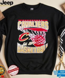 Cleveland Cavaliers Basketball 1970 retro logo shirt