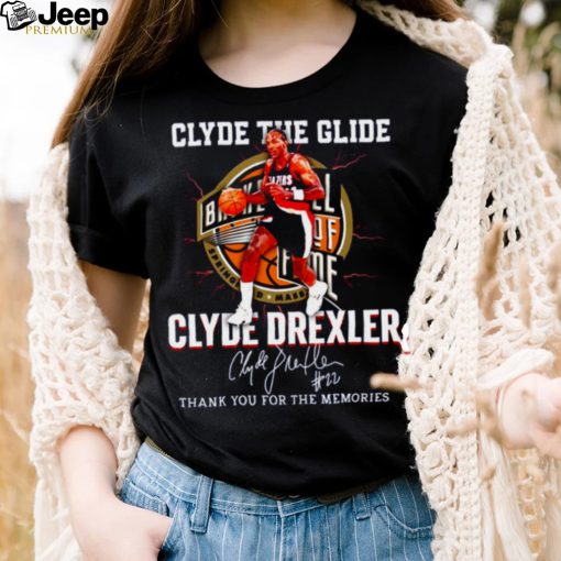 Clyde Drexler The Glide Basketball Vintage Retro shirt