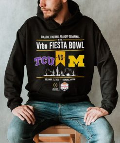 College Football Playoff Fiesta Bowl Head to Head 2022 TCU vs Michigan shirt