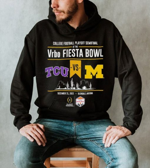 College Football Playoff Fiesta Bowl Head to Head 2022 TCU vs Michigan shirt