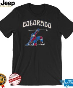 Colorado Avalanche Skeleton slapshot shirt0