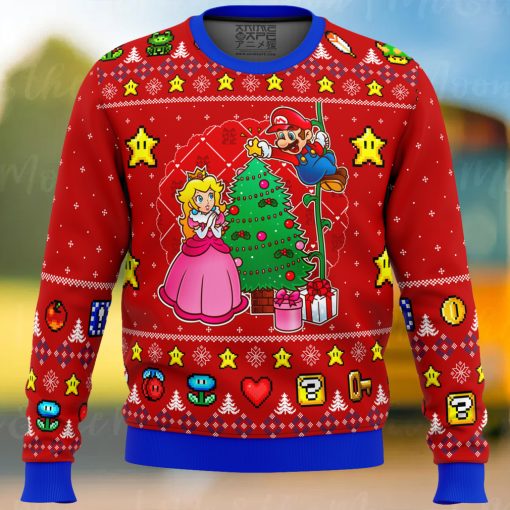 Come and See the Christmas Tree Super Mario Ugly Christmas Sweater