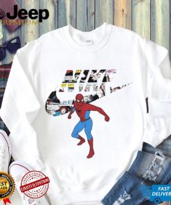 Comic Design Spiderman Nike Logo Marvel Unisex Sweatshirt