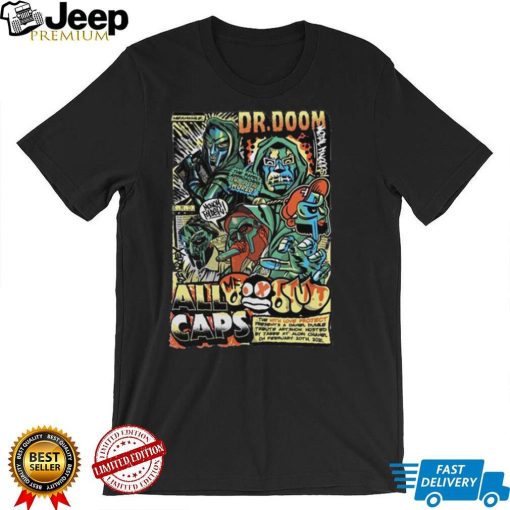 Comic Dr Doom All Caps Shirt Mf Doom Shirt For Fans Hip Hop Underground0