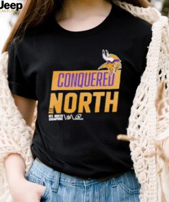 Conquered North Minnesota Vikings NFC North Division Champions Locker Room Shirt