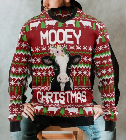 Cow Mooey Christmas Ugly Christmas Sweater