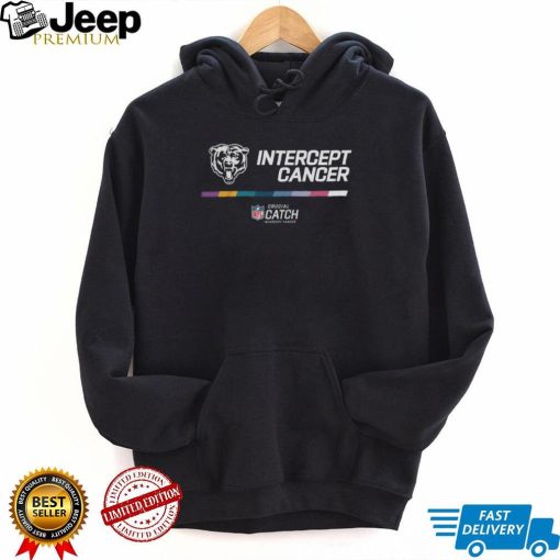 Crucial Catch Chicago Bears 2022 NFL Crucial Catch Intercept Cancer Hoodie0