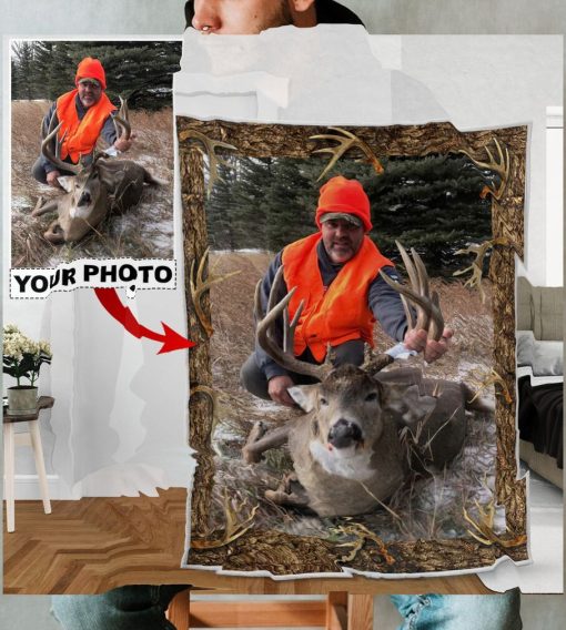 Custom Hunting Image Blanket