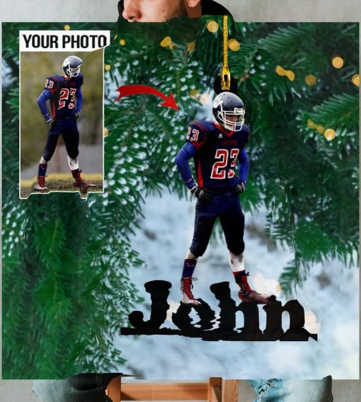 Custom Your Photo & Name Ornament