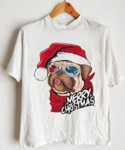 Cute Pug Merry Christmas And Happy New Year Shirt