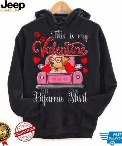 Cute This Is My Valentine Pajama Labrador Dog Puppy Lover T Shirt