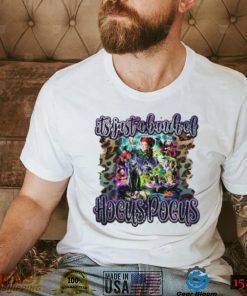 Just A Bunch of Hocus Pocus with Leopard Halloween Tshirt