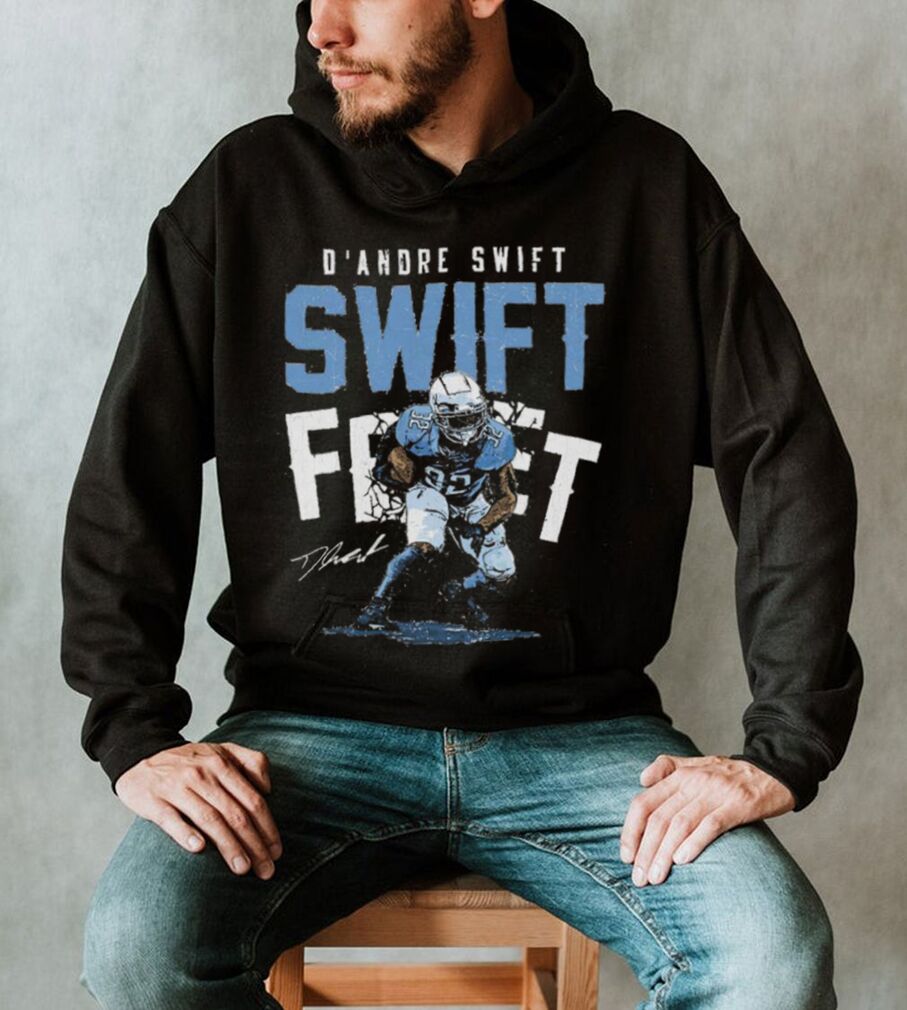 D’Andre Swift Detroit Lions Swift Feet Signature Shirt