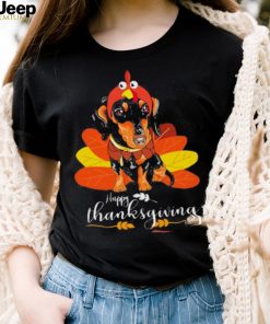 Dachshund Happy thanksgiving shirt