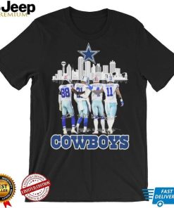 Dallas Cowboys Skyline Team Players Signatures Shirt