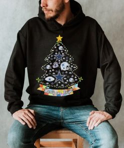 Dallas Cowboys Xmas Tree Merry And Bright Christmas Sweatshirt