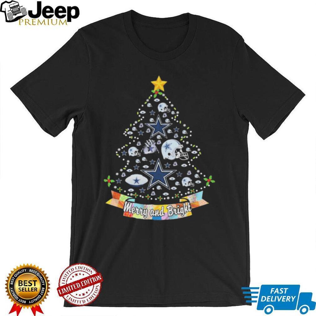 Official Dallas Cowboys Xmas Tree Merry And Bright Christmas Sweatshirt,  hoodie, sweater, long sleeve and tank top