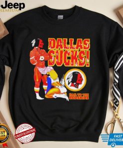 Dallas sucks hail to the Washington redskins logo shirt