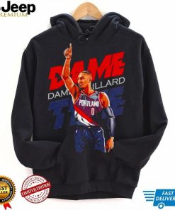 Damian Lillard Time Art Portland Trail Blazers shirt