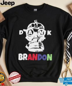 Dank Brandon Weed Gas Mask T Shirt