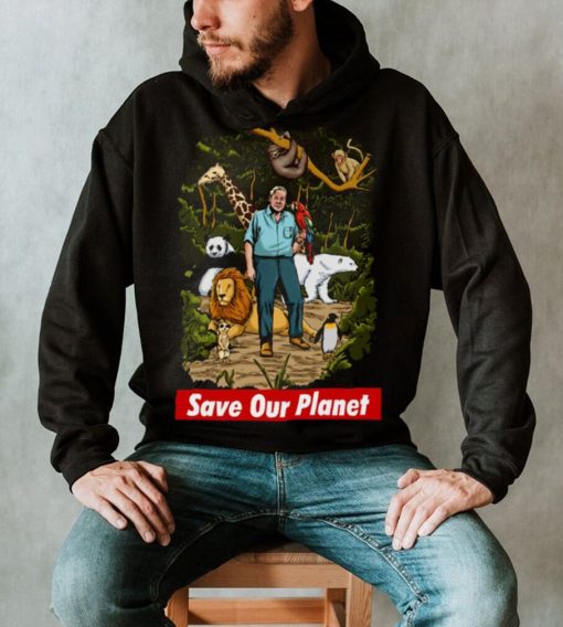 David Attenborough Save Our Planet shirt