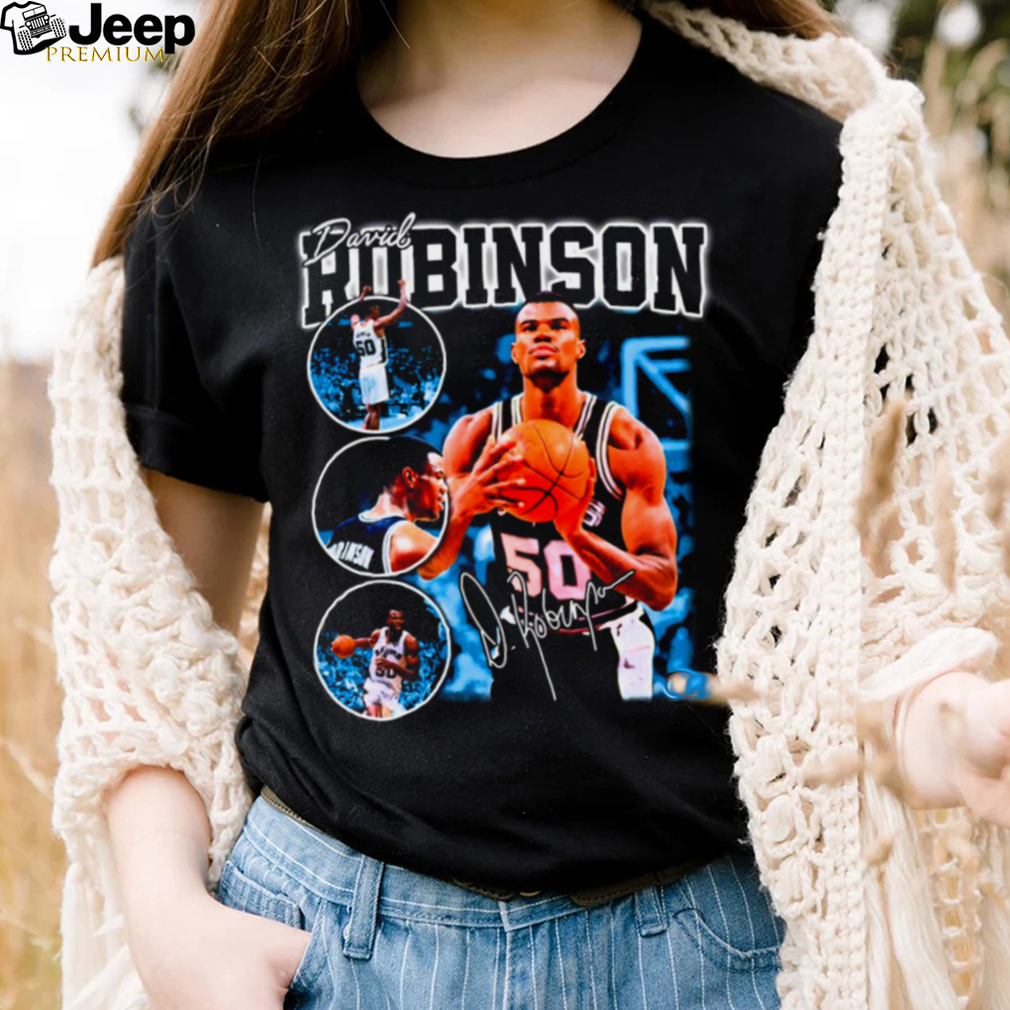 David Robinson Basketball Signature Vintage Retro shirt