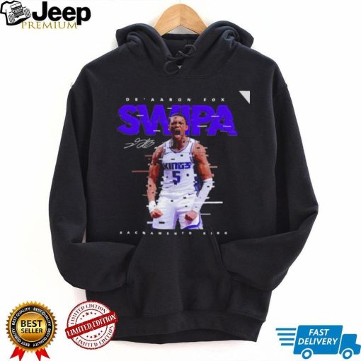 De’ Aaron Fox Sacramento Kings Swipa signature 2022 shirt