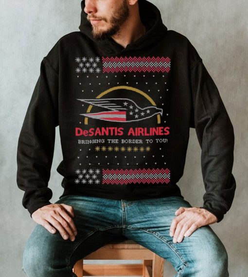 Desantis Airlines Christmas Ugly Shirt