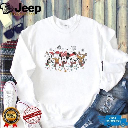 Disney Christmas SweatShirt, Mickey And Friends Christmas Shirt