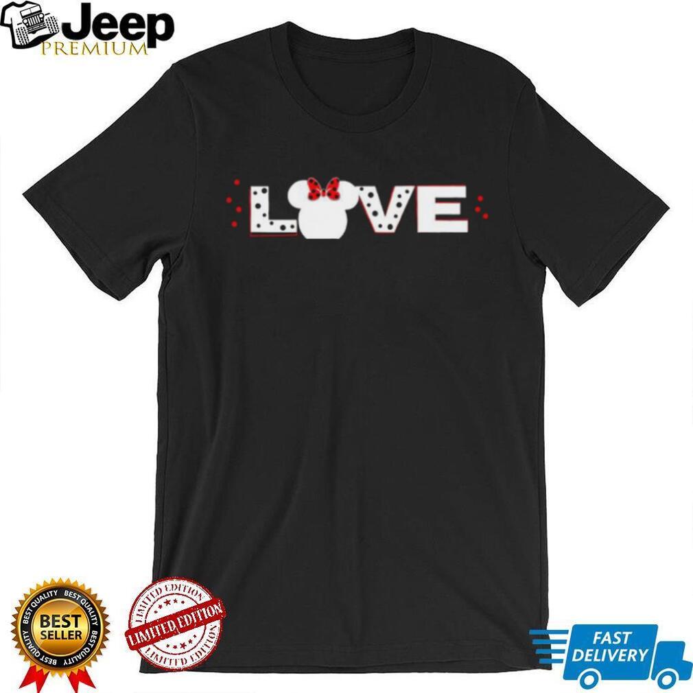 Disney Minnie Mouse Love Shirt, Cute Gift For Her, Funny Valentines Day Gift  - teejeep