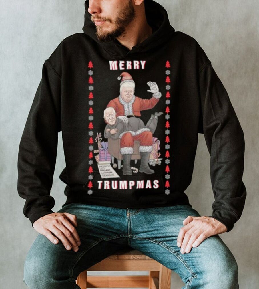 Donald Trump Christmas Sweatshirt, Merry Trumpmas