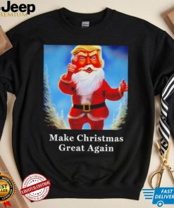 Donald Trump MAGA Santa Claus Make Christmas great again shirt