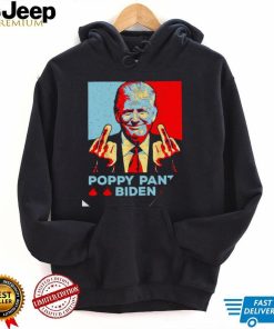 Donald Trump middle finger Poopy Pants Biden shirt