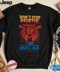 Don’t Stop Believen Vintage 1981 1982 logo Shirt