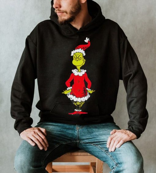 Dr Seuss Grinch Santa art shirt