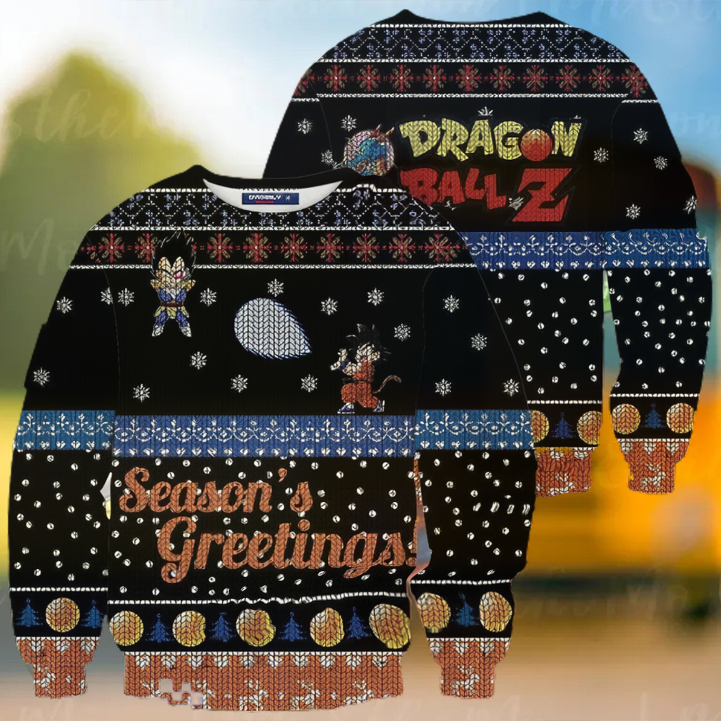 Dragonball Z Christmas All Over Print Christmas Ugly Sweater