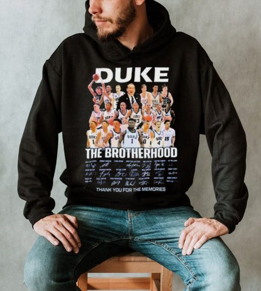 Duke Blue Devils The Brotherhood Thank You For The Memories Shirt