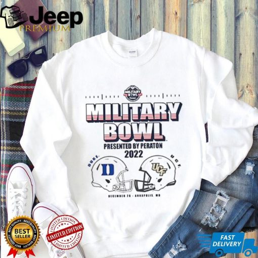 Duke Blue Devils vs UCF Knights Military Bowl 2022 Matchup shirt