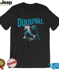 Duuuval Trevor Lawrence Stiff Arm Signature Shirt