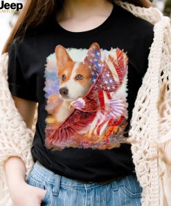 EAGLE CORGI AMERICAN FLAG WINGS