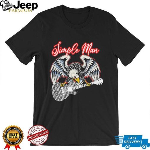 Eagle Simple Man Lynyrd Skynyrd Guitar T shirt