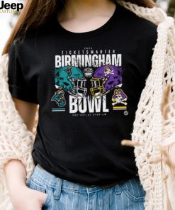 East Carolina Pirates vs Coastal Carolina Chanticleers 2022 TicketSmarter Birmingham Bowl Shirt