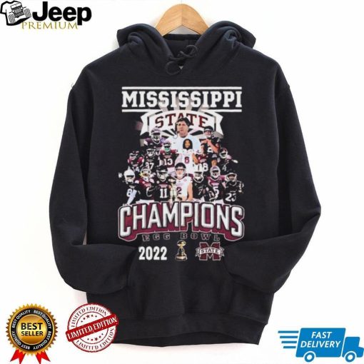 Egg Bowl Champions 2022 Mississippi State Bulldogs Team Shirt