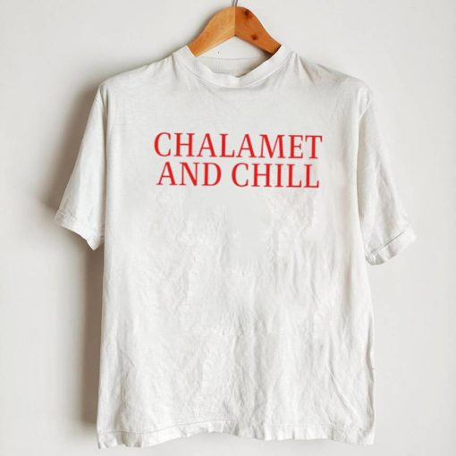 Elizabeth Olsen chalamet and chill T Shirt