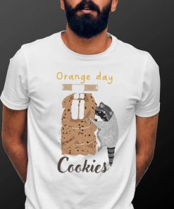 Ferret Orange Day Cookies Art Shirt